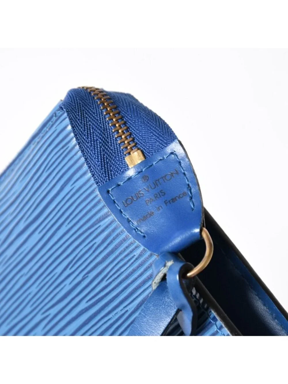 Louis Vuitton Pochette Accessoires Bag Epi Leather Blue